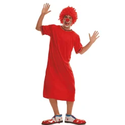Disfraz de Payaso rojo adulto talla XL