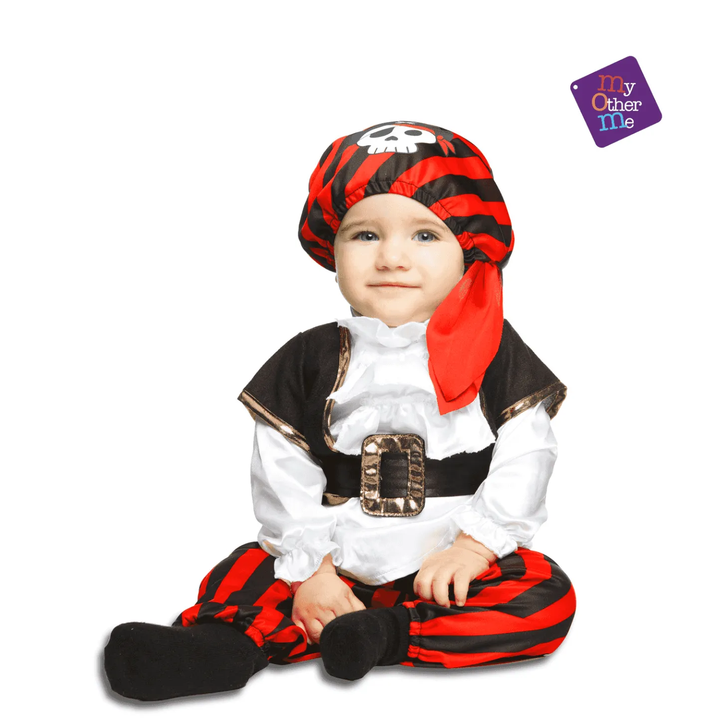 Disfraz de Pequeño pirata 0-6 meses bebé