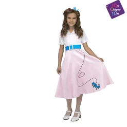 Disfraz de Pink lady 5-6 años infantil