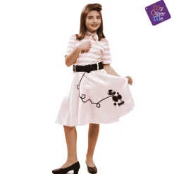 Disfraz de Pink lady 5-6 años infantil