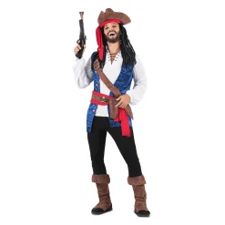 Disfraz de Pirata caribeño adulto talla XL