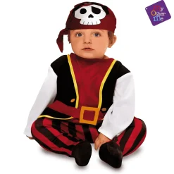 Disfraz de Pirata talla 7-12 meses – Ideal para carnaval, fiestas y eventos divertidos
