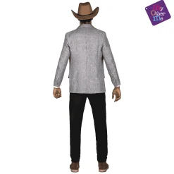 Disfraz de Pistolero gris adulto talla ML