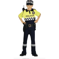 Disfraz De Policia Local 5-6 Años.