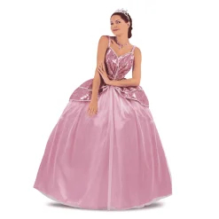 Disfraz de Princesa bruja rosa adulto talla XL