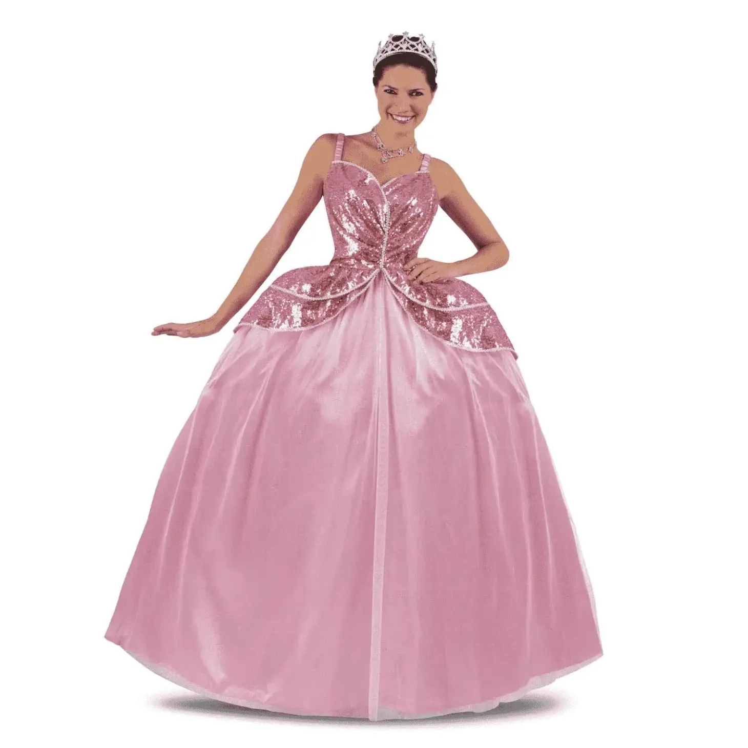 Disfraz de Princesa bruja rosa adulto talla M