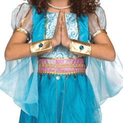 Disfraz de Princesa árabe turquesa 5-6 años infantil