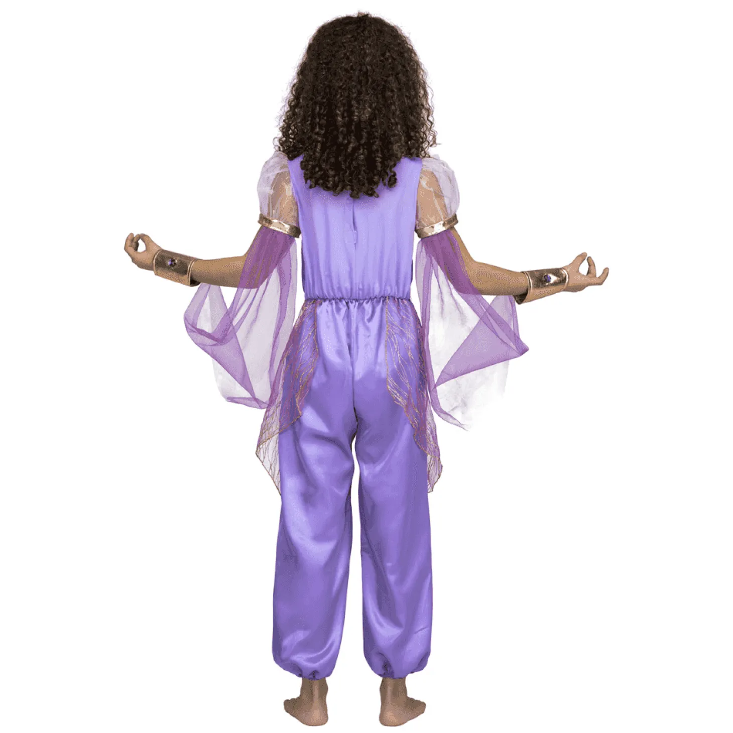 Disfraz de Princesa árabe morada 7-9 años infantil