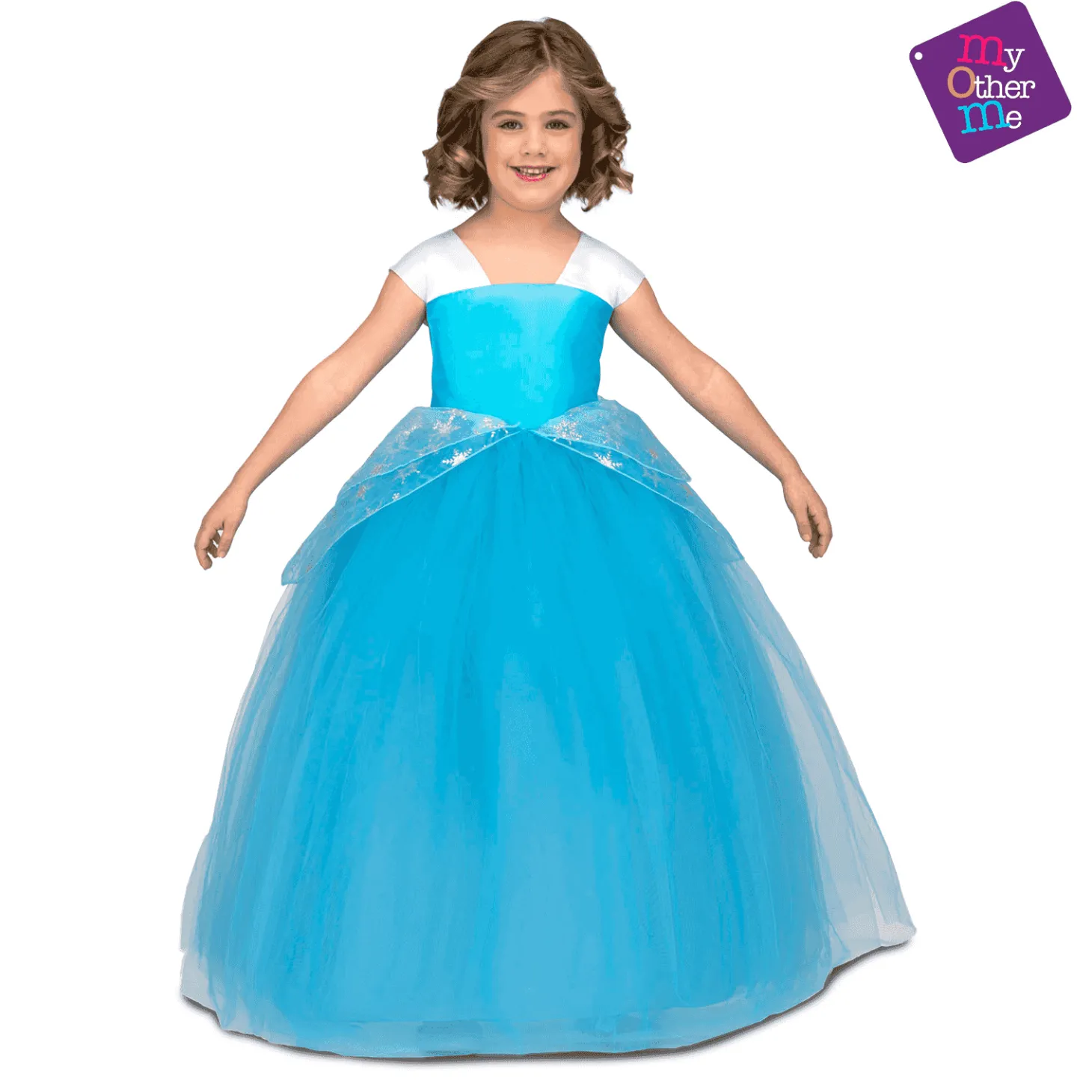 Disfraz de Princesa tutú azul 10-12 años infantil