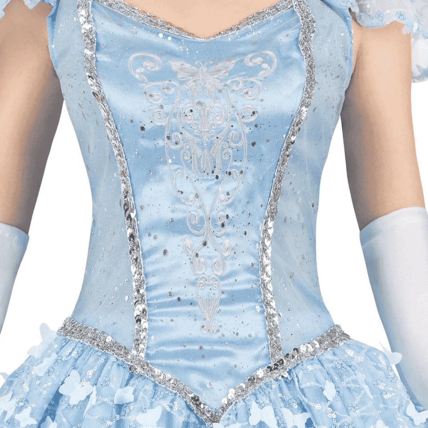 Disfraz de Princesa zapato de cristal adulto talla M