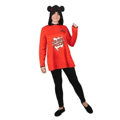 Disfraz de Pucca con capucha adulto talla ML