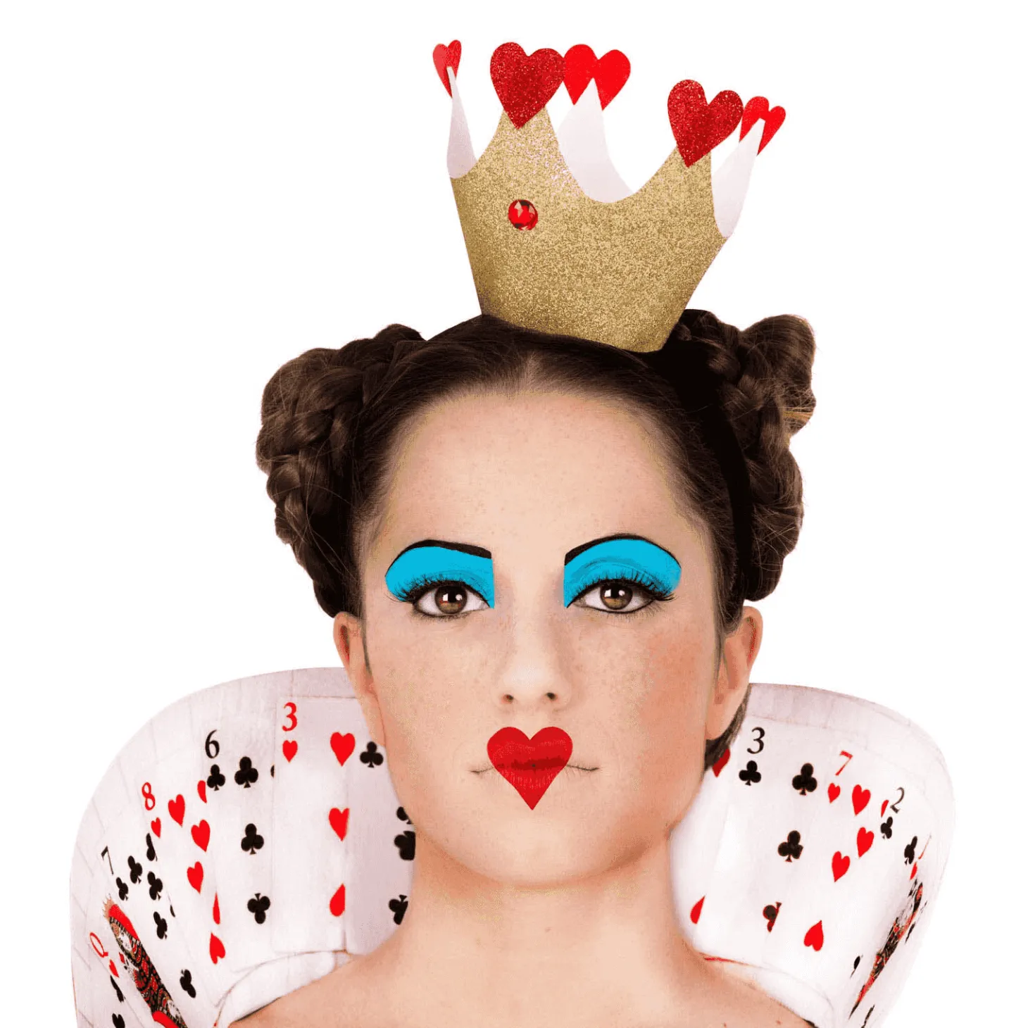 Disfraz de Reina de corazones adulto talla L