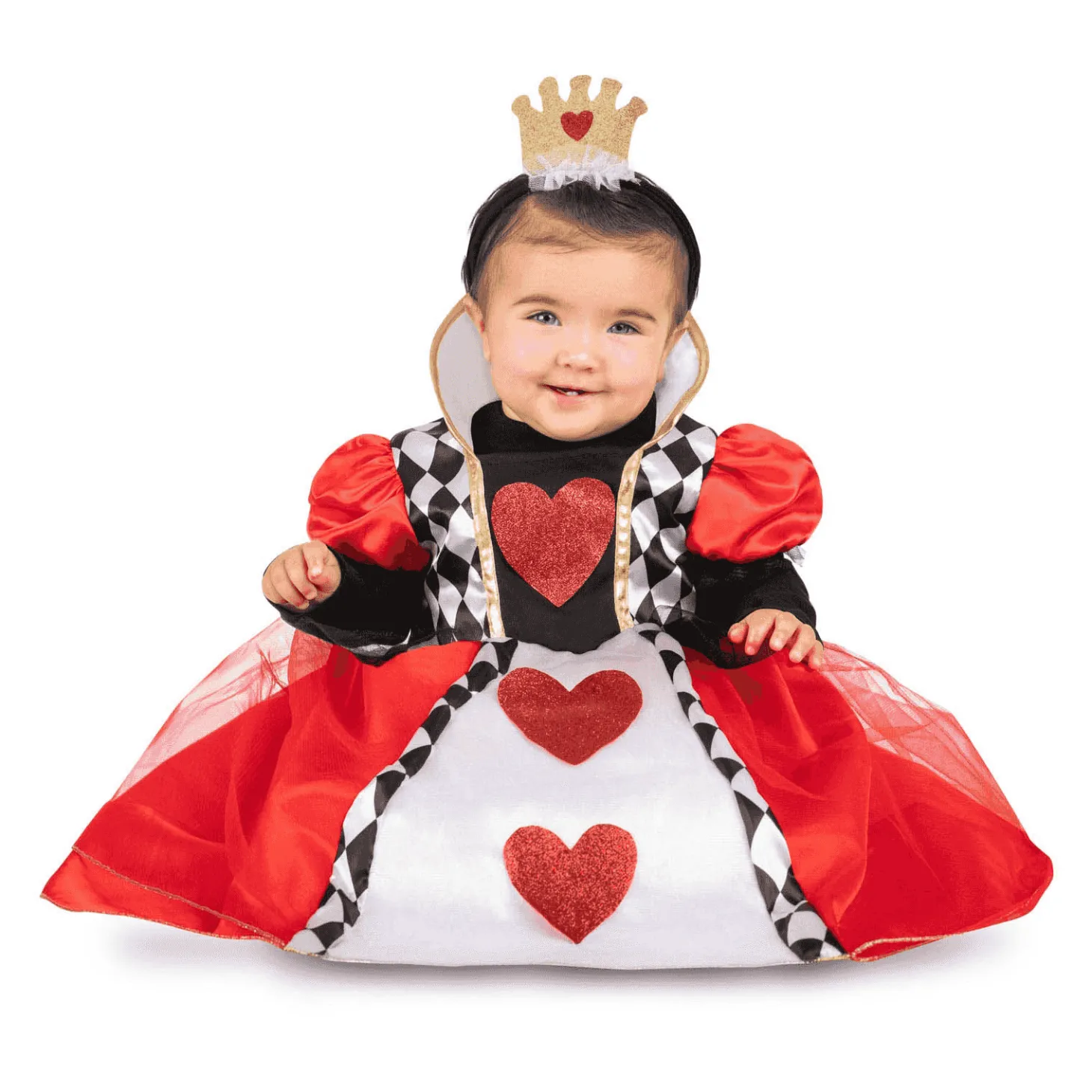 Disfraz de Reina de corazones bebé 12-24 meses bebé