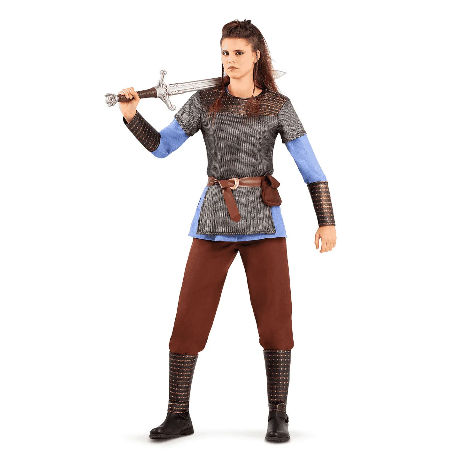 Disfraz de Reina vikinga adulto talla ML