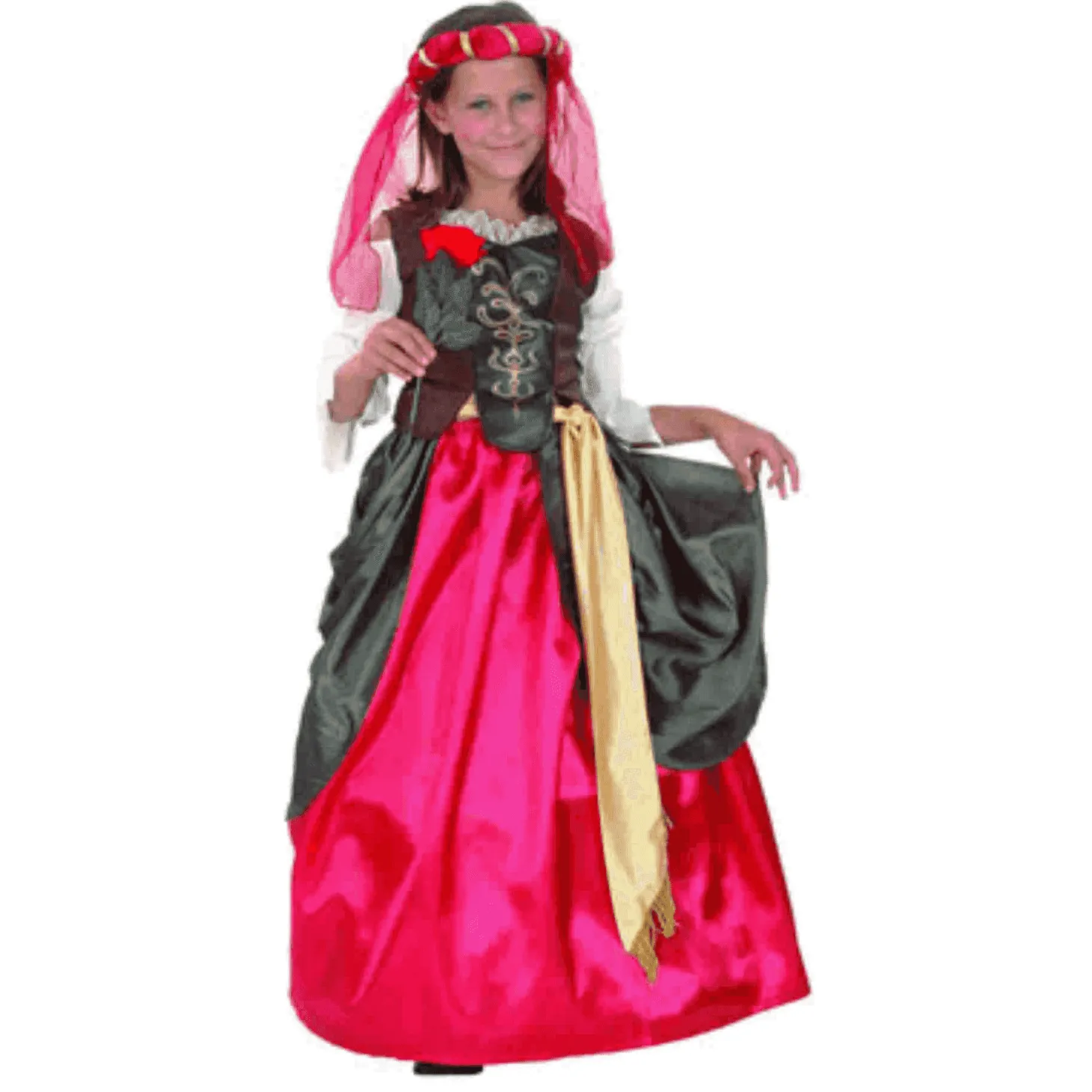 Disfraz De Renacentista Niña 7-9