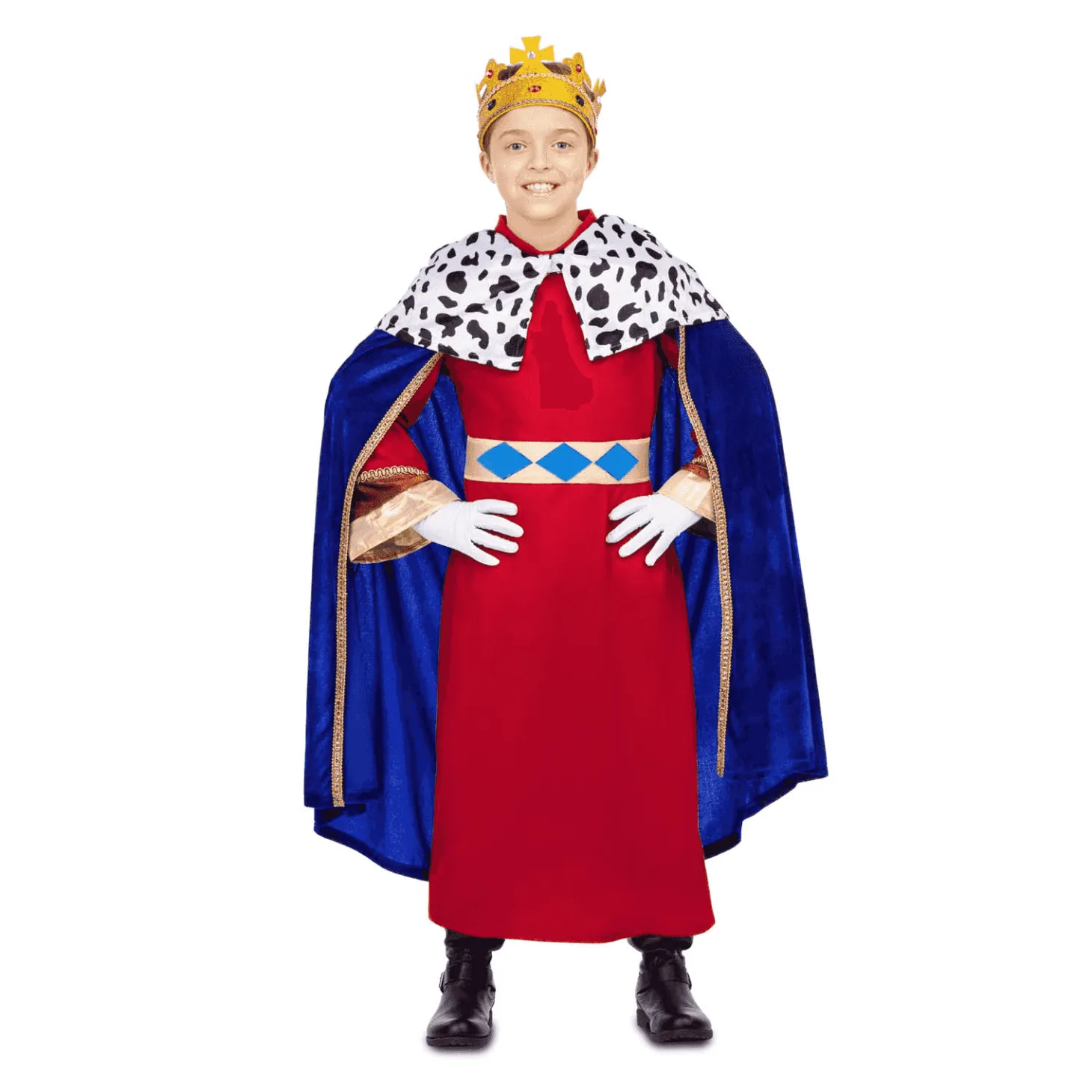 Disfraz de Rey mago azul 10-12 años infantil