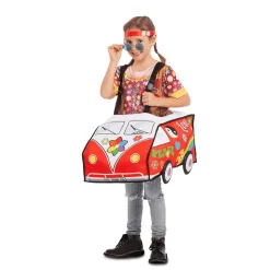 Disfraz de Ride-on furgoneta hippie one size child infantil talla TALLA ÚNICA