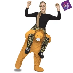 Disfraz de Ride-on león one size adult adulto talla TALLA ÚNICA