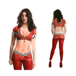Disfraz de Sexy racing adulto talla S