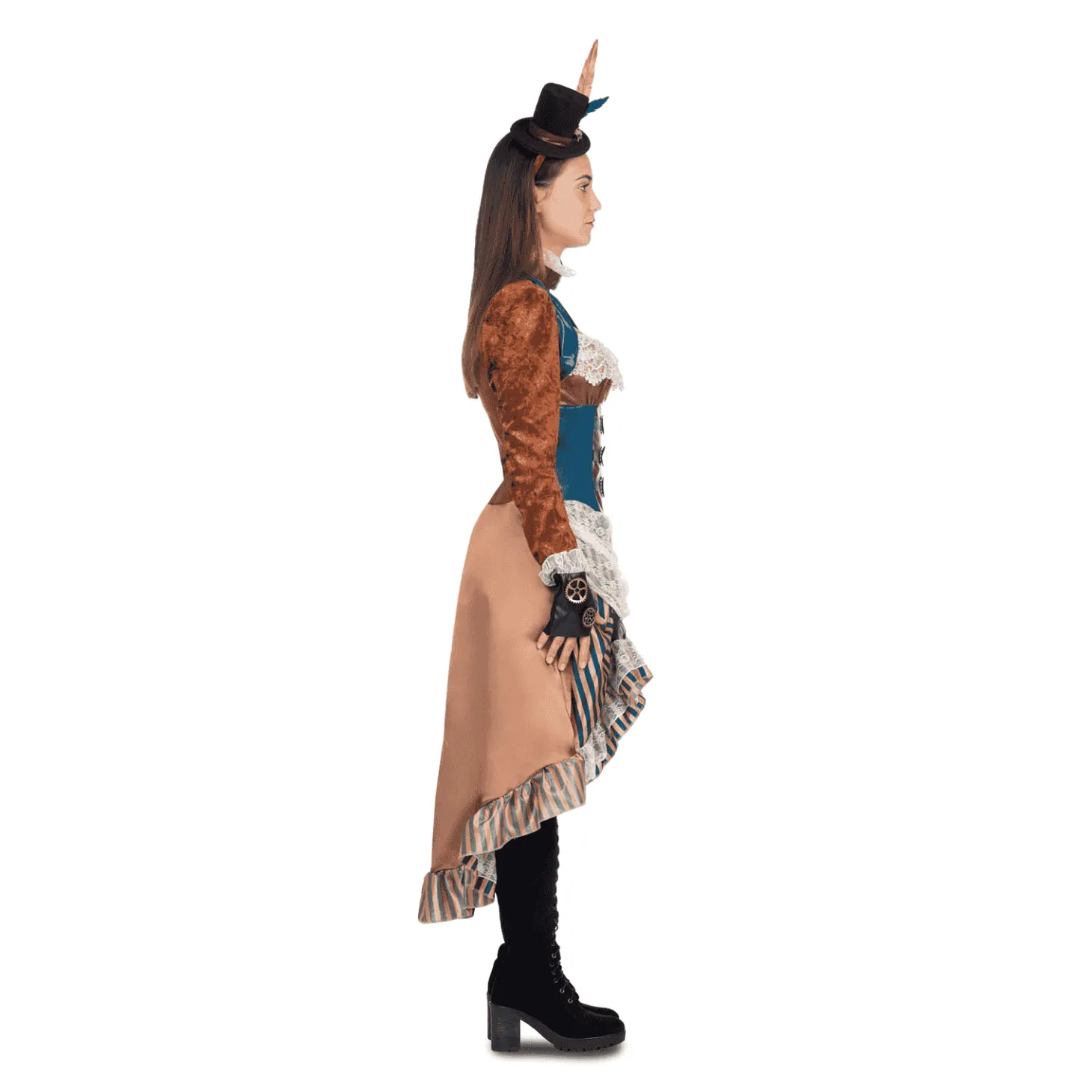 Disfraz de Steampunk girl adulto talla ML