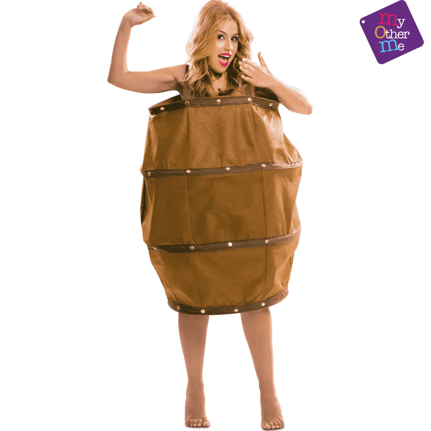Disfraz de Tonel adulto talla ML