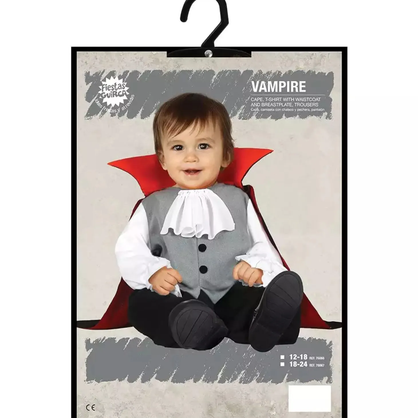 Disfraz de Vampiro Bebé con Capa T. 18-24 meses