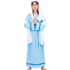 Disfraz de Virgen maría 3-4 años infantil