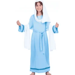 Disfraz de Virgen maría 5-6 años infantil