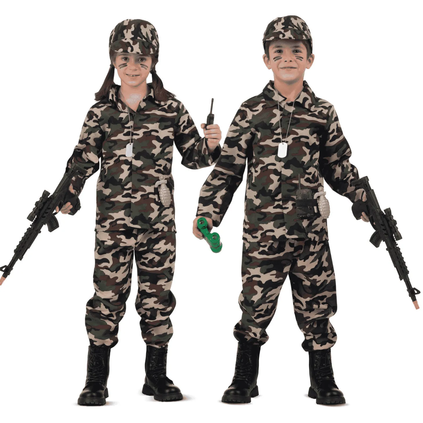 Disfraz de Yo quiero ser soldado 5-7 años infantil