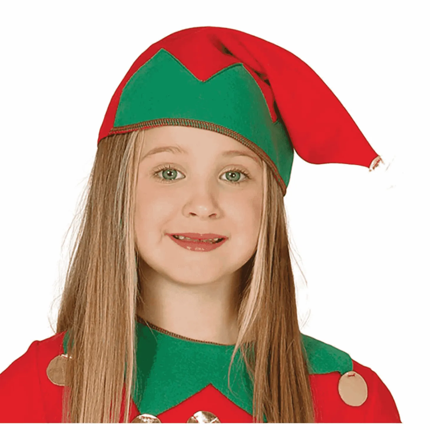 Disfraz Elfa Navideña Talla 5 a 6 años