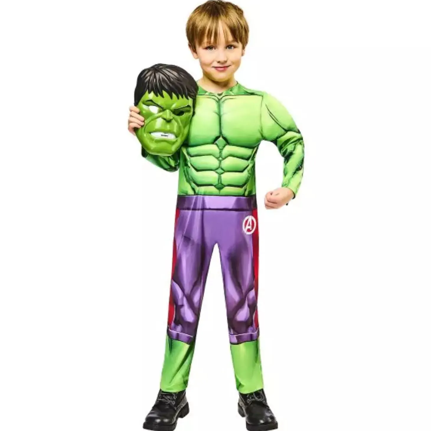 Disfraz Hulk Black Line 5-6A