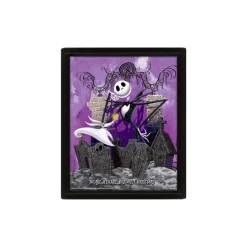 Disney Cuadro 3D Pesadilla antes de Navidad Cementerio