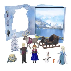 Disney Frozen Minis Pack 6 figuras Muñecos con caja set de juego juguete 3 años (Mattel HLX04)