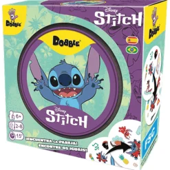 Dobble Disney Stitch – Juego de Cartas de Observación y Velocidad