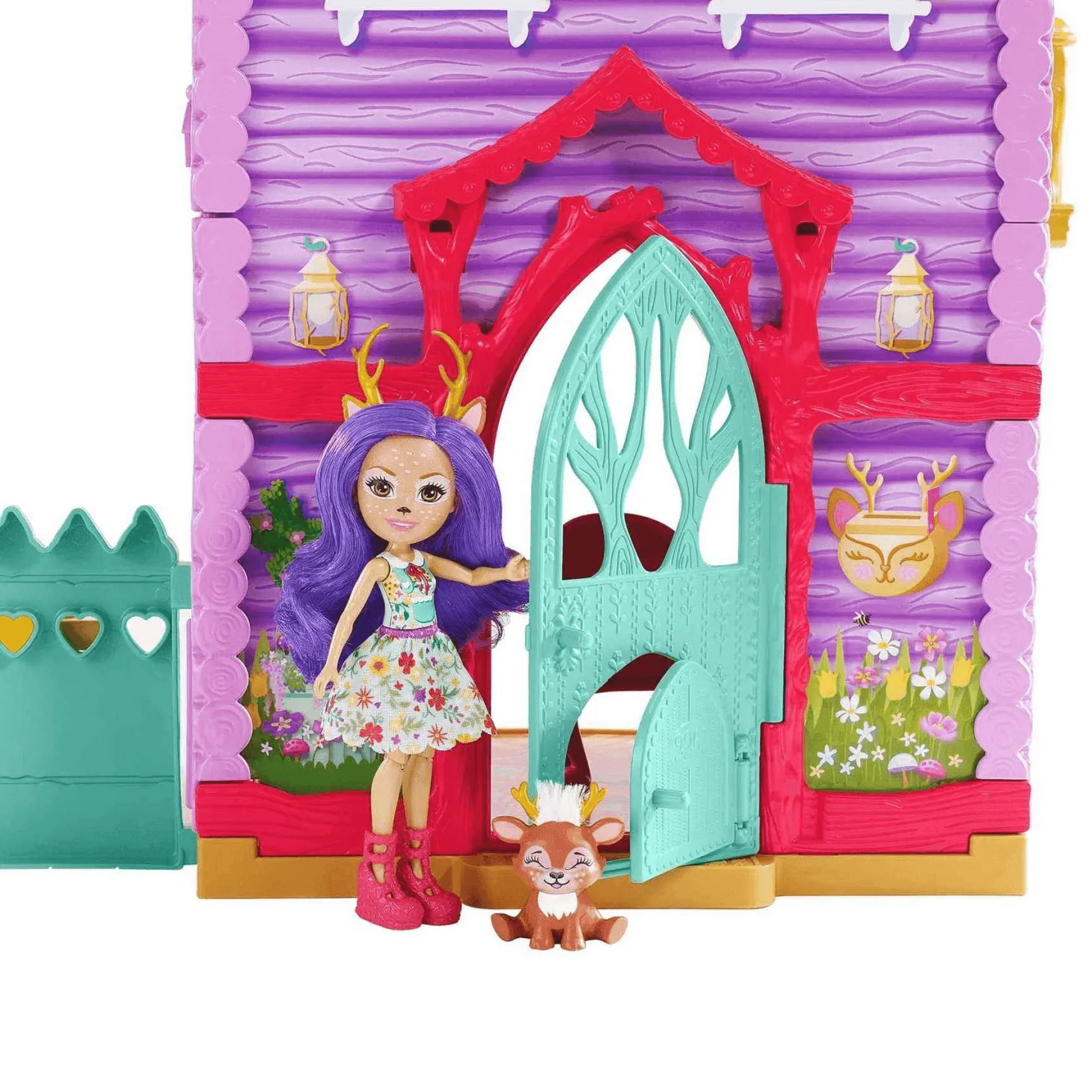 Enchantimals Casa Ciervo con Muñeca Danessa casa de juguete 4 años
