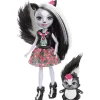Enchatimals Muñeca Sage Skunk y Mascota Caper