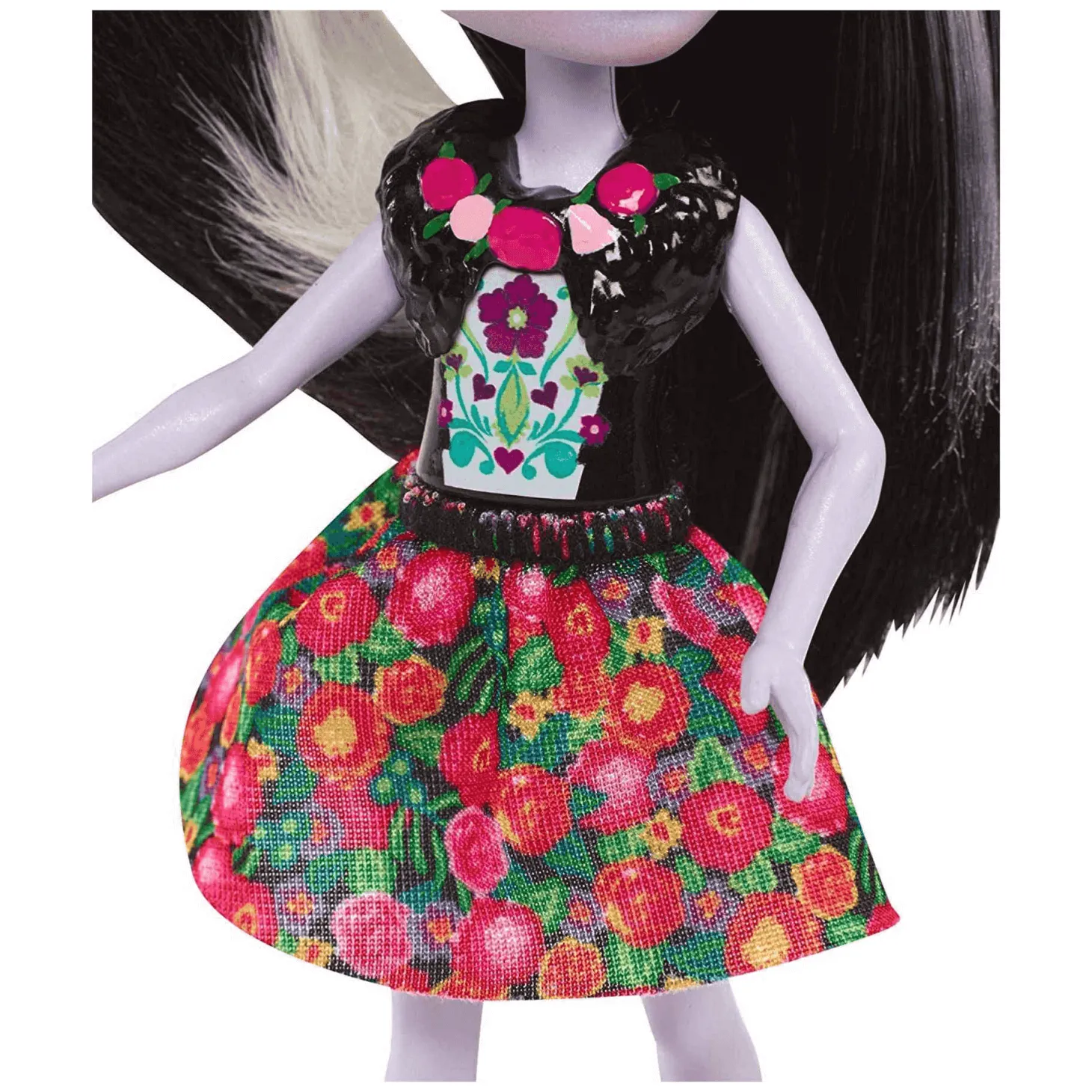 Enchatimals Muñeca Sage Skunk y Mascota Caper