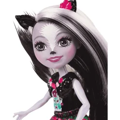 Enchatimals Muñeca Sage Skunk y Mascota Caper