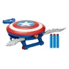 Escudo Capitan America Marvel Con Lanzadardos Nerf