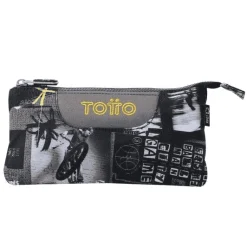 Estuche Tablero Totto Baski 3 compartimentos – compacto y repelente