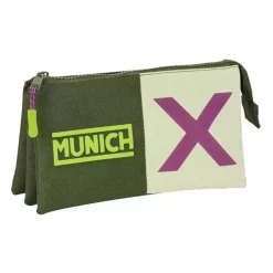 Estuche Triple Munich Bright Khaki