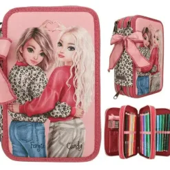 Estuche Triple TOPModel Leo Heart