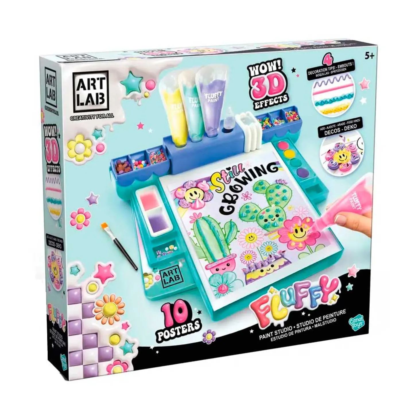 Estudio de acuarelas 3D Fluffy Paint