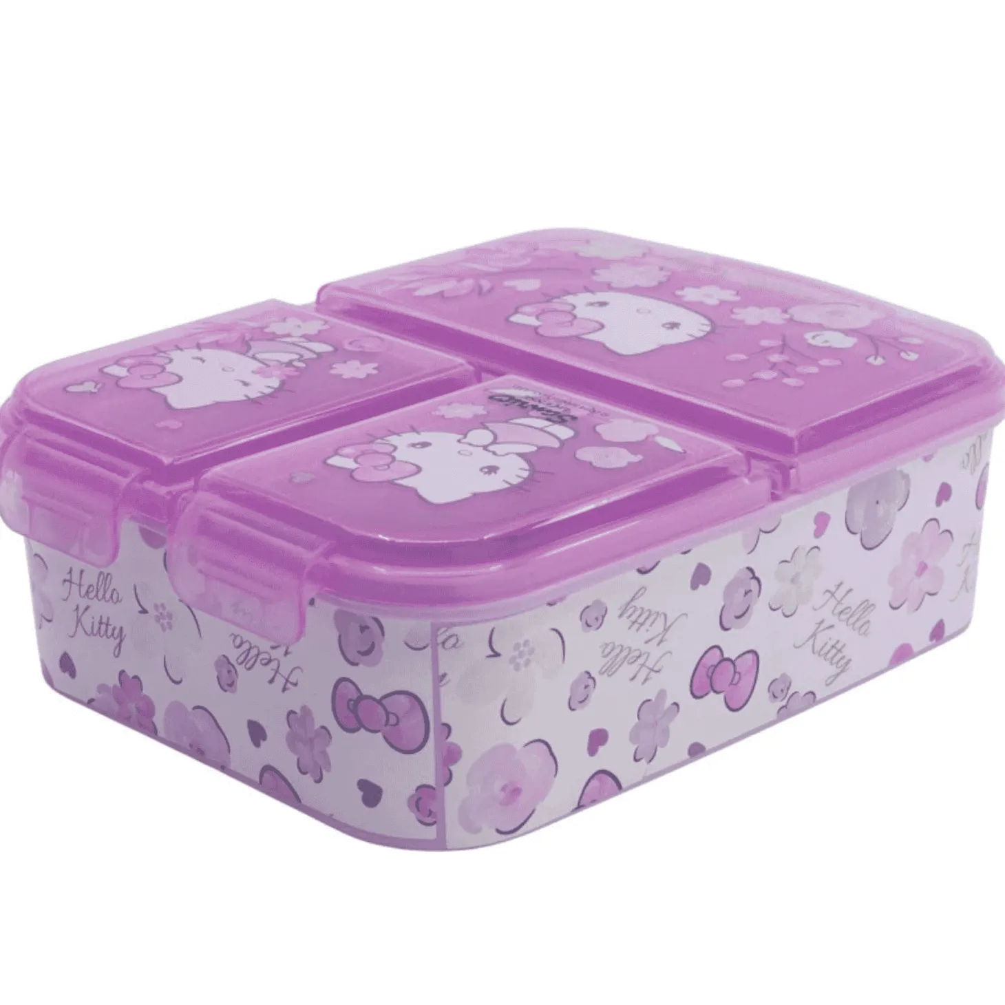 Fiambrera Hello Kitty 3 Compartimentos