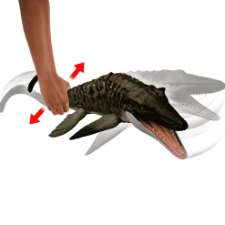 Figura de acción Mosasaurio Mordedor + Dilofosaurio – Jurassic World Rebirth