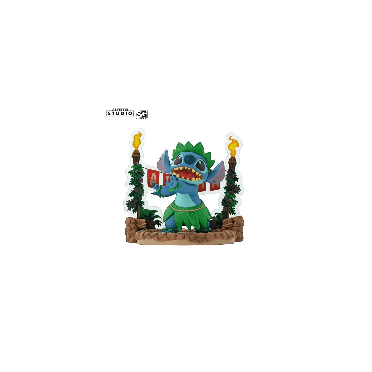 Figura de Stitch Bailando Hula – ¡Aloha Desde el Espacio!