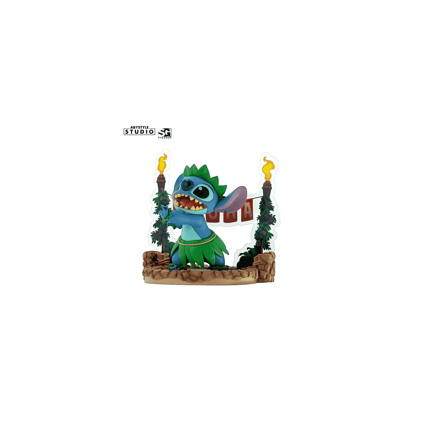 Figura de Stitch Bailando Hula – ¡Aloha Desde el Espacio!