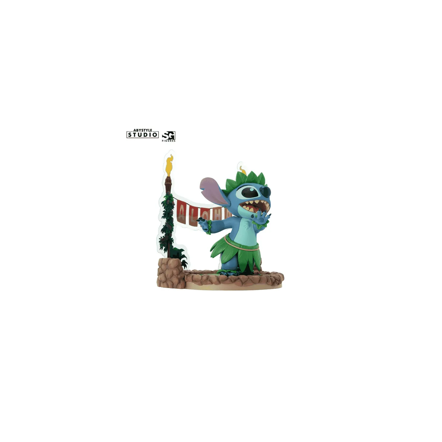 Figura de Stitch Bailando Hula – ¡Aloha Desde el Espacio!