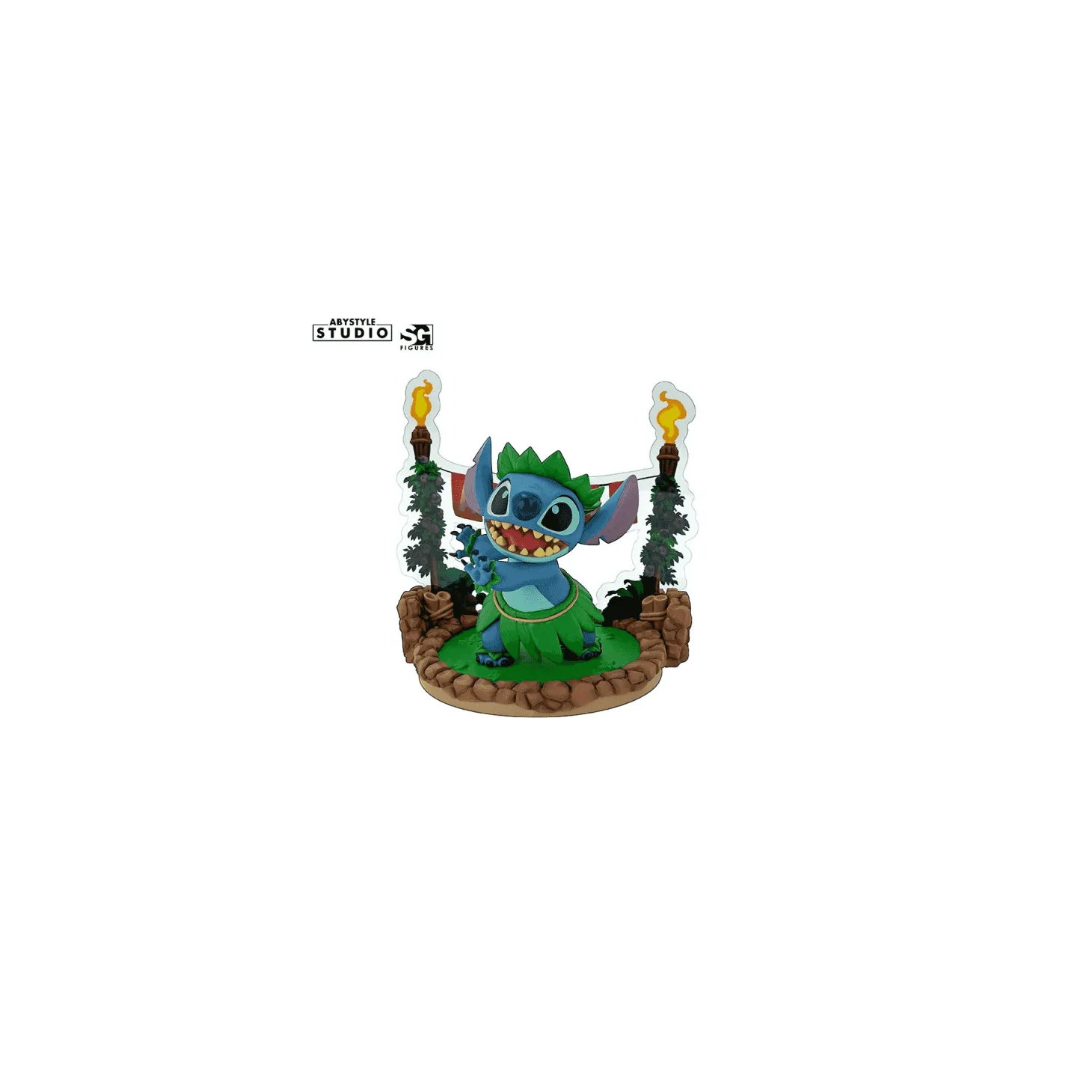 Figura de Stitch Bailando Hula – ¡Aloha Desde el Espacio!