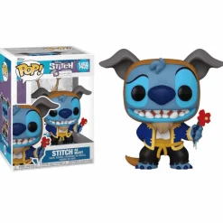 Figura Funko Pop Disney Stitch disfrazado Bestia - Coleccionable de vinilo de alta calidad
